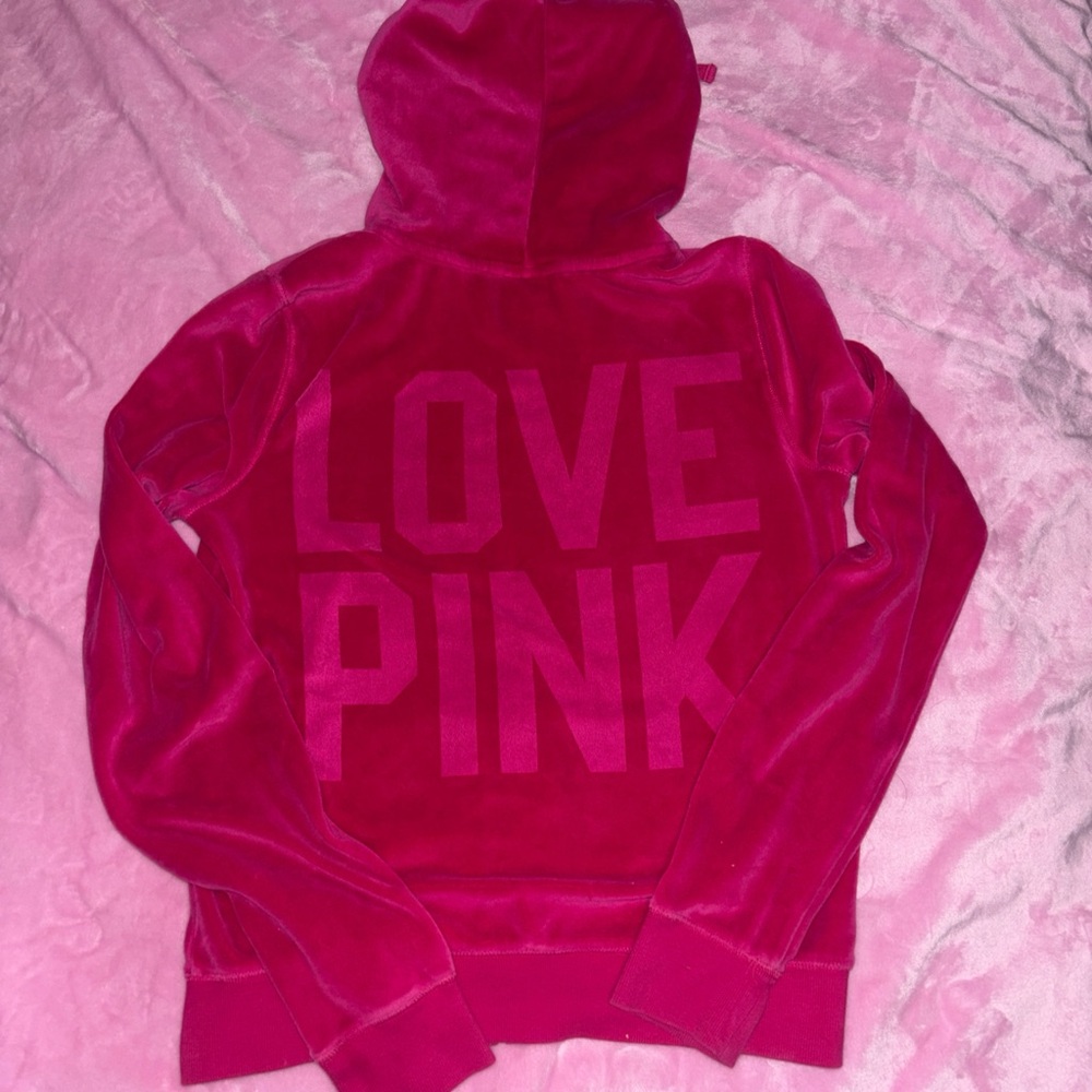 PINK Victoria's Secret Hoodie in Bright Pink